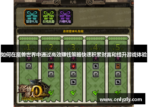 如何在魔兽世界中通过高效赚钱策略快速积累财富和提升游戏体验